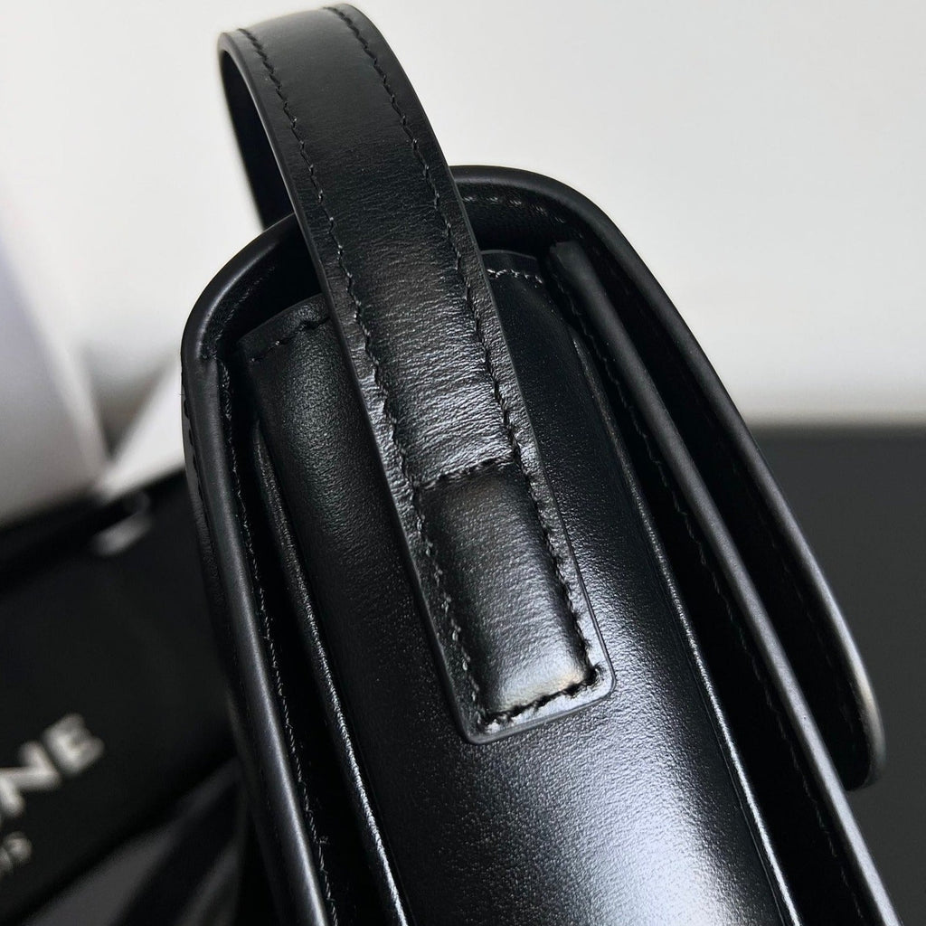 Celine Classique Triomphe 22 Black Smooth Calfskin Bag