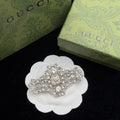 Gucci Brooch Silver 184045