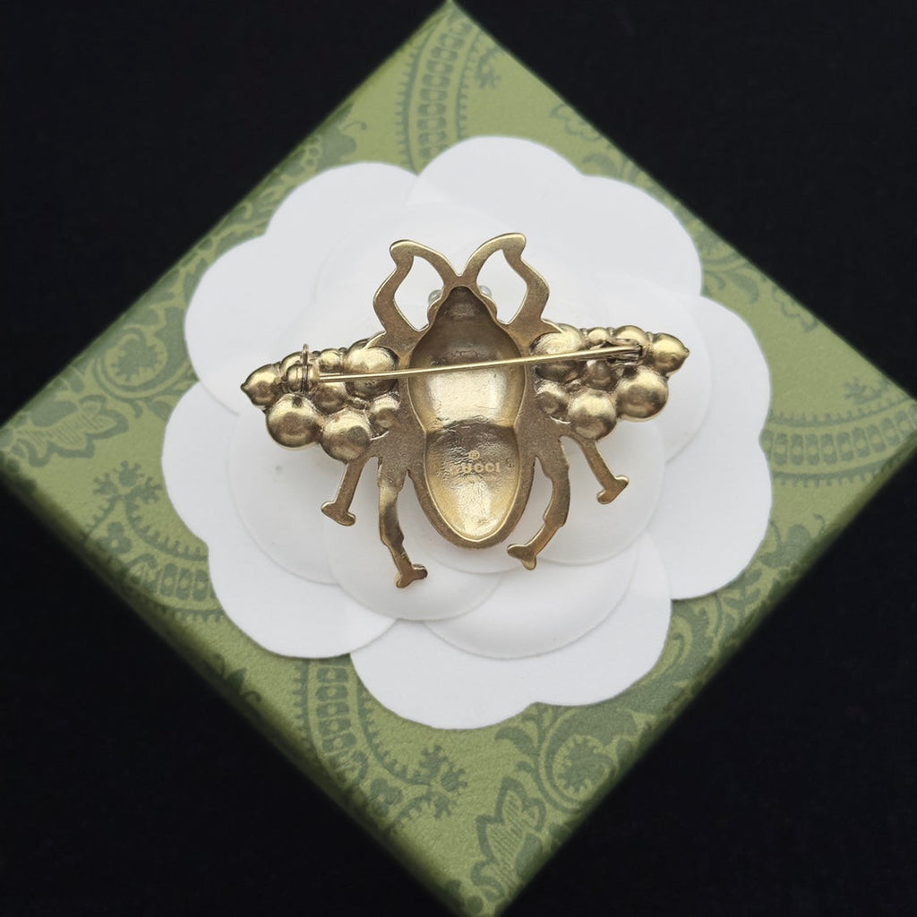 Gucci Brooch Gold 184127
