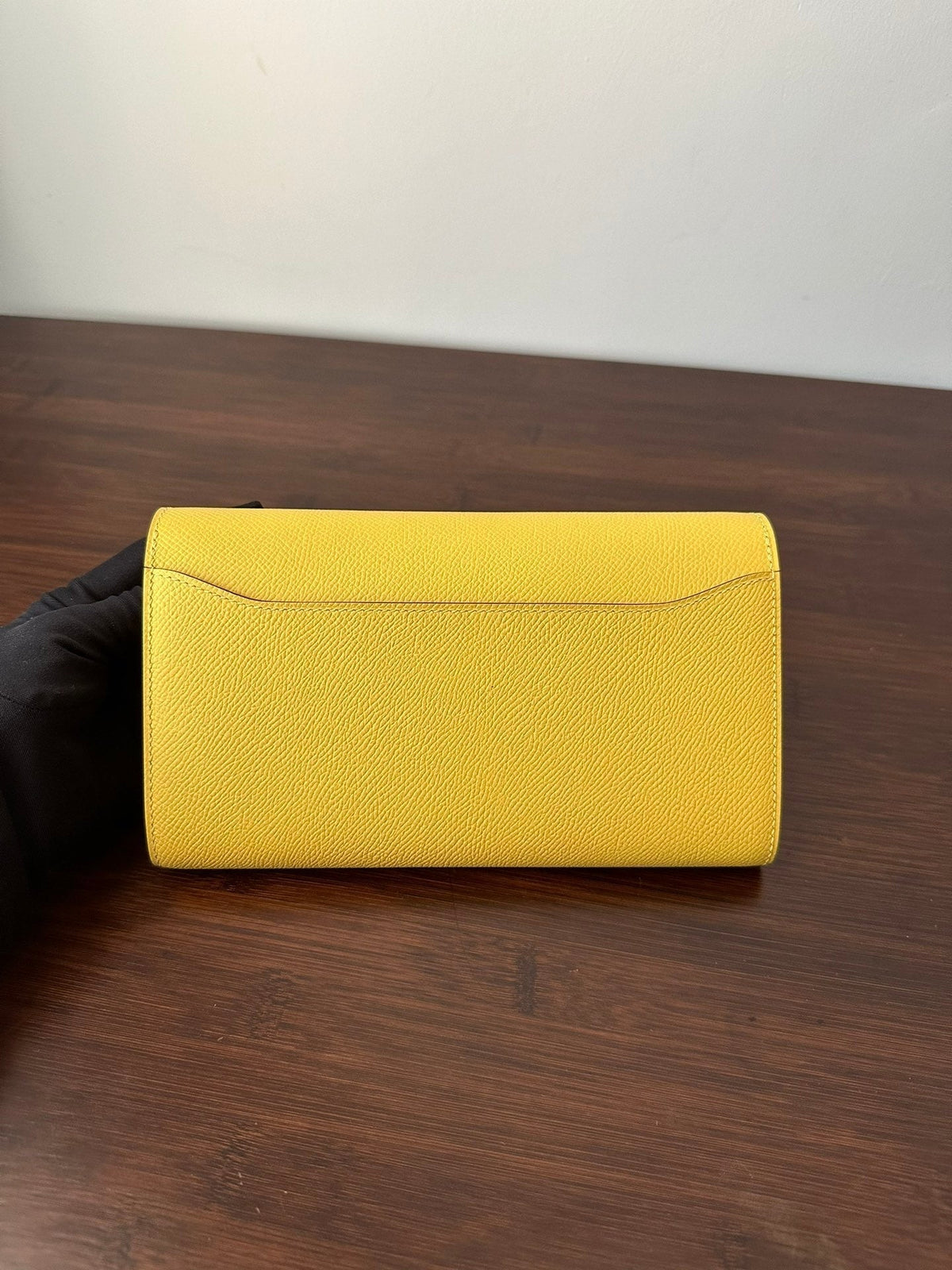 Hermes Constance to Go 20.5 Yellow Epsom Silver Hardware Bag